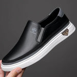Urbana loafers i läder