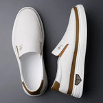 Moderna slip-on-skor för herr