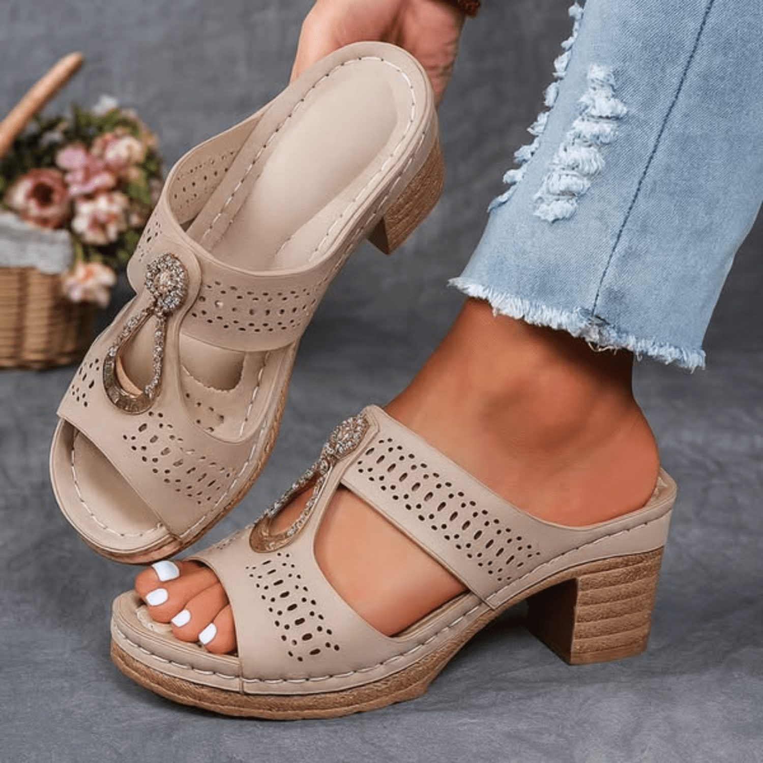 Lisa | Bekväma stödjande sandaler