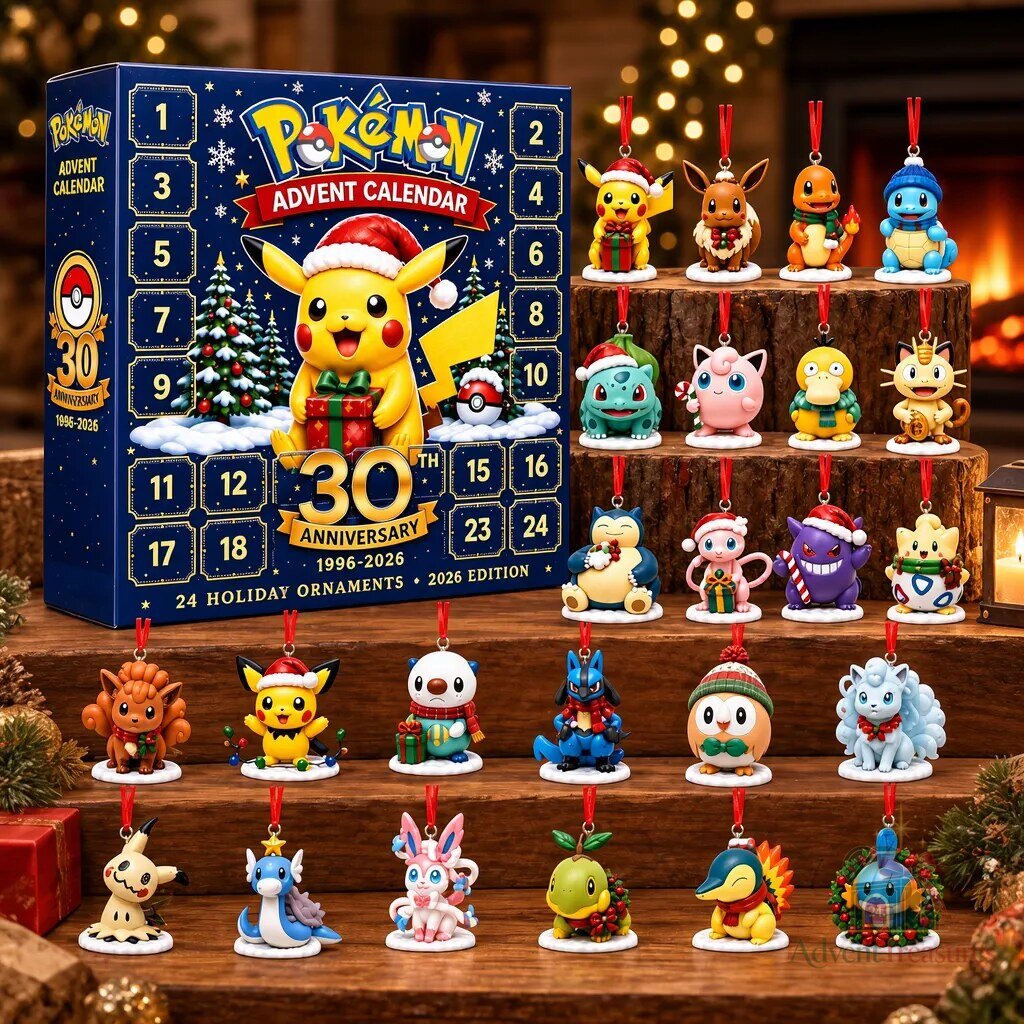 Pokémon 30-årsjubileum – adventskalender 2026 – bild 1