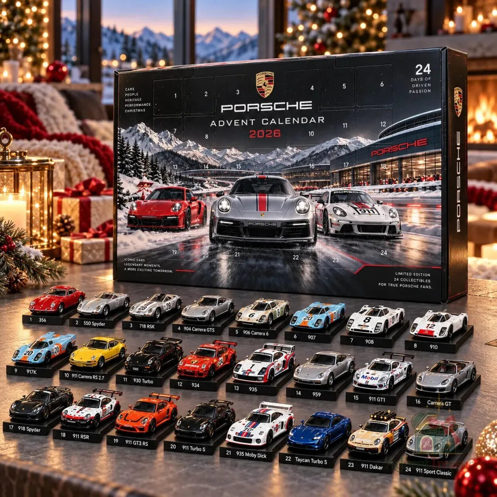 Porsche adventskalender 2026 – 24 samlarbilar – bild 1