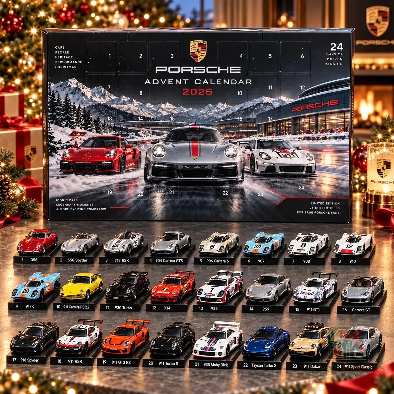 Porsche adventskalender 2026 – 24 samlarbilar – bild 3