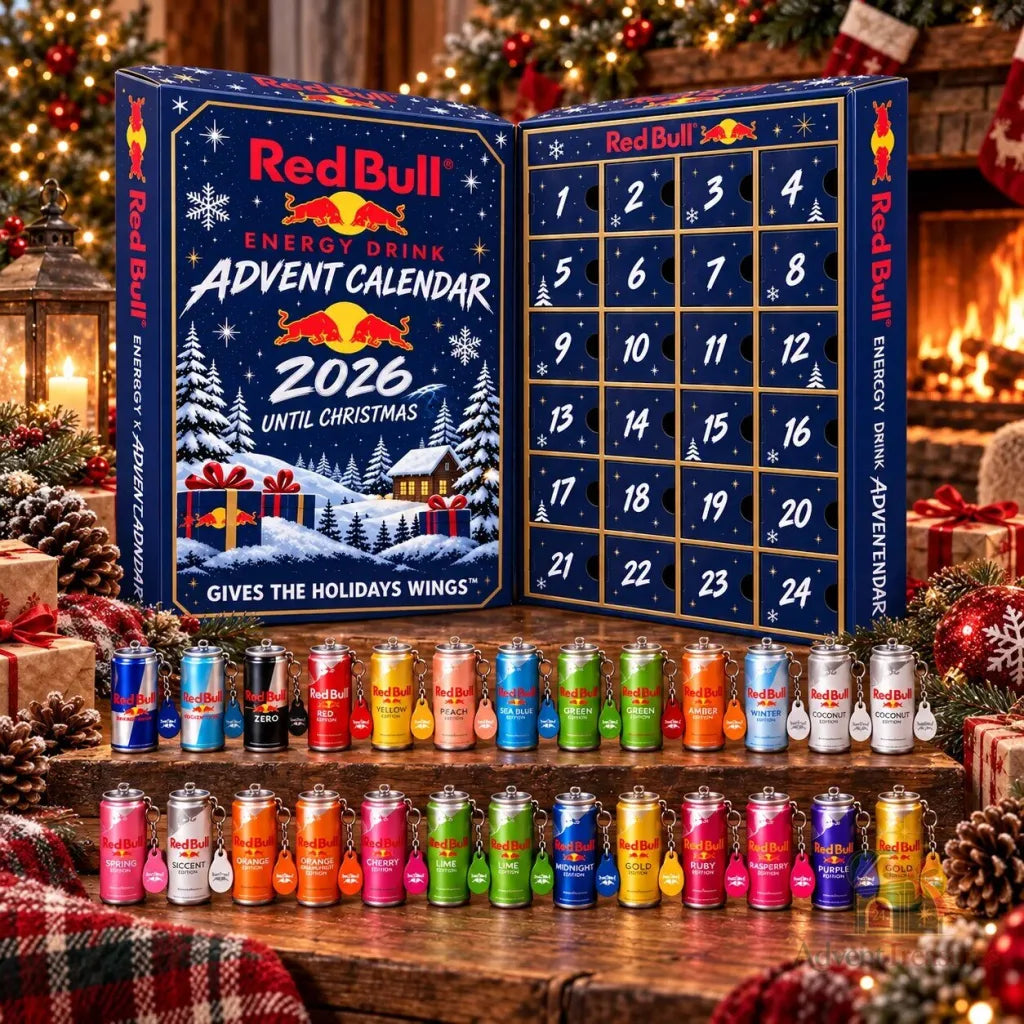 Red Bull adventskalender 2026 – bild 1
