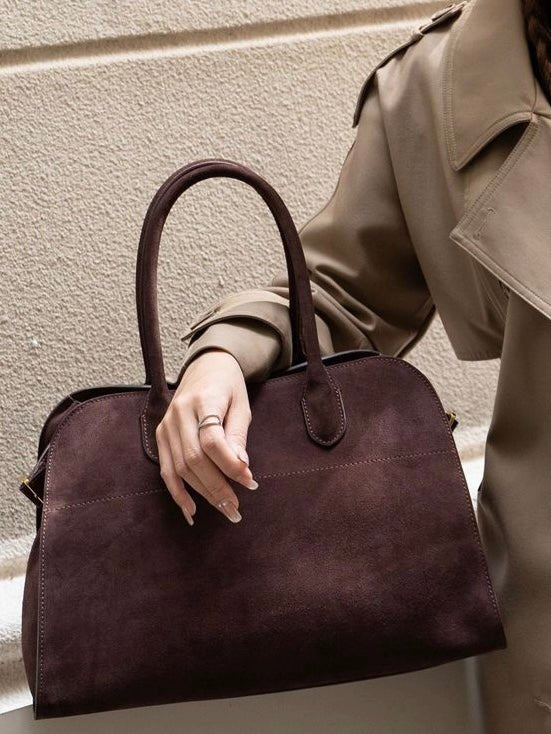 Urban Essential | Rymlig totebag i vegansk mocka