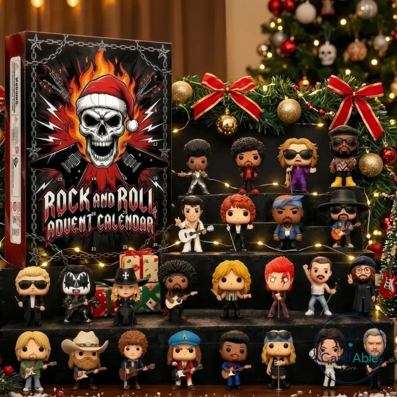 Rock'n'roll – adventskalender med 24 minifigurer – bild 1