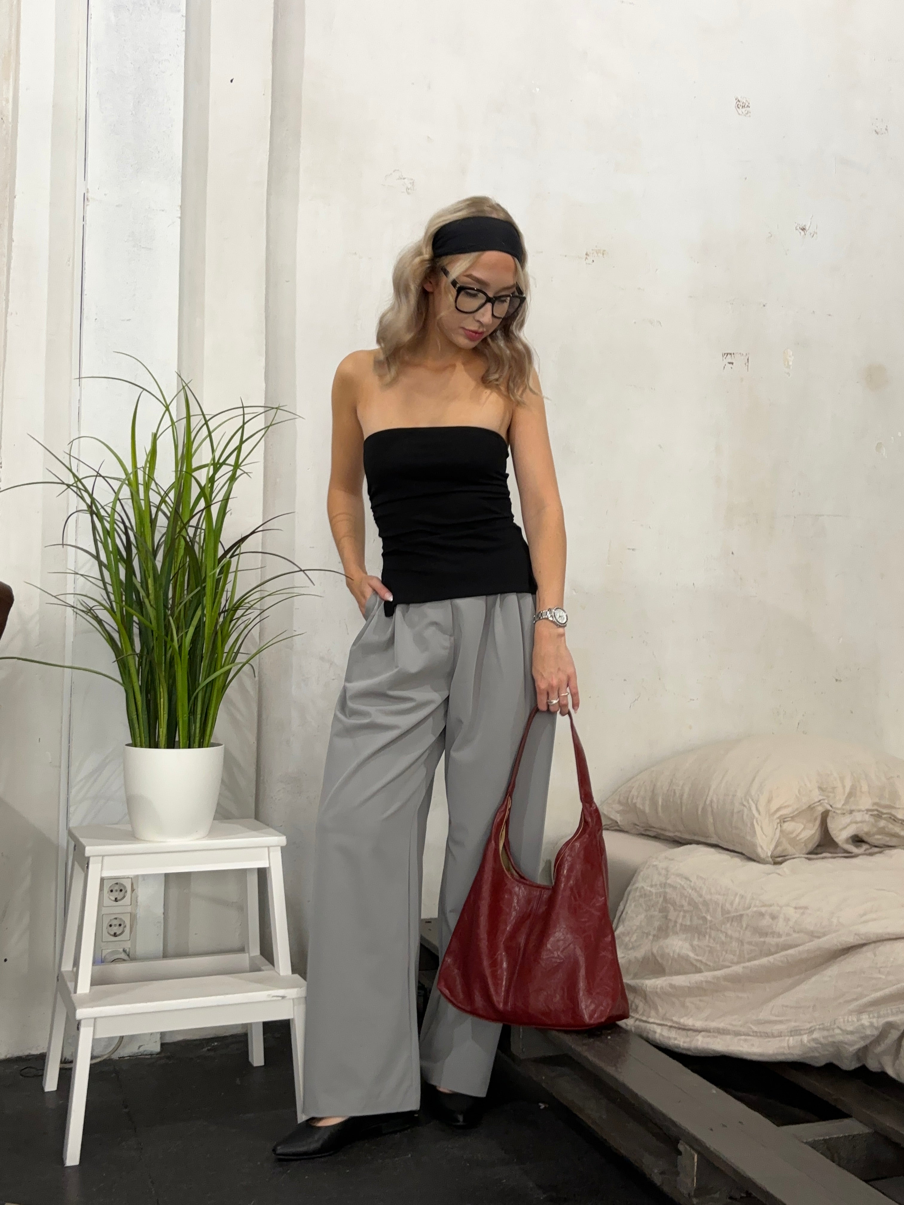 Léa | Elegant axelväska i veganskt läder