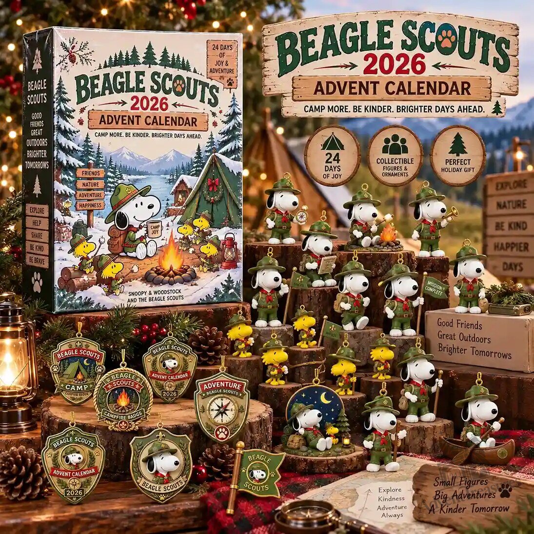 Snoopy Beagle Scout – adventskalender 2026 – bild 1
