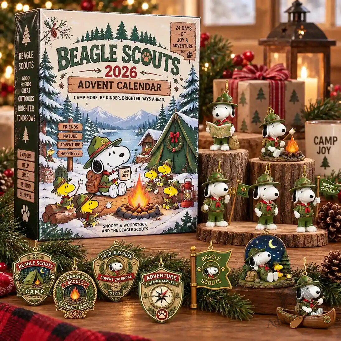 Snoopy Beagle Scout – adventskalender 2026 – bild 2