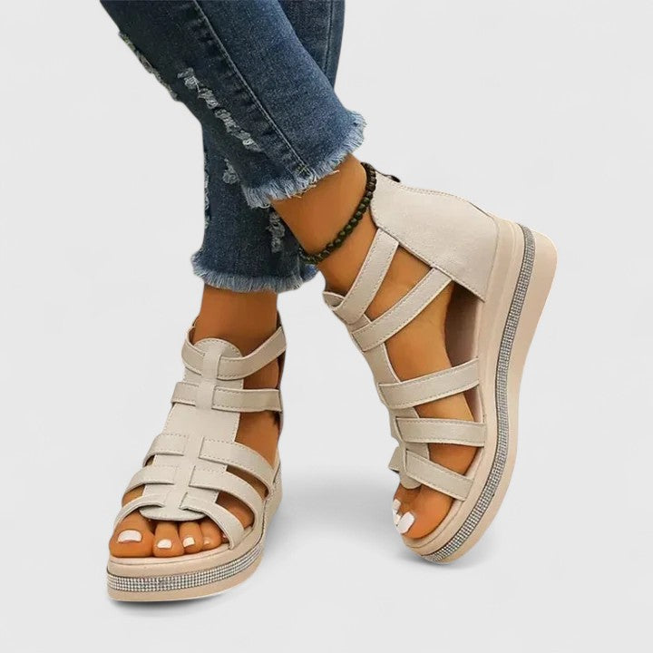 Produktbild – Kendall – Ortopediska Sandaler Med Strass