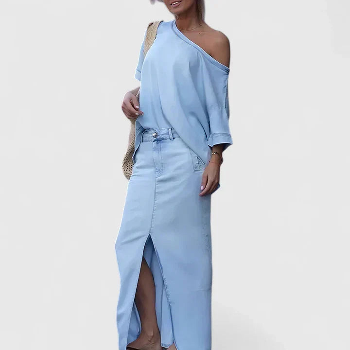 Produktbild – Averlynn – Elegant Maxi Kjolset