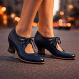 Sylvie | Retro pumps med snörning