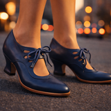 Sylvie | Retro pumps med snörning