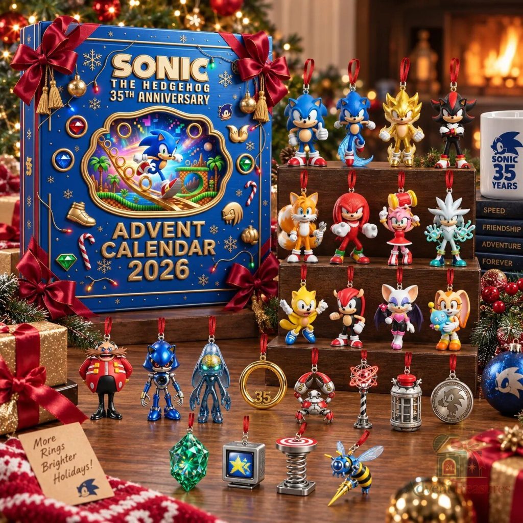 Sonic the Hedgehog 35-årsjubileum – adventskalender 2026 – bild 1