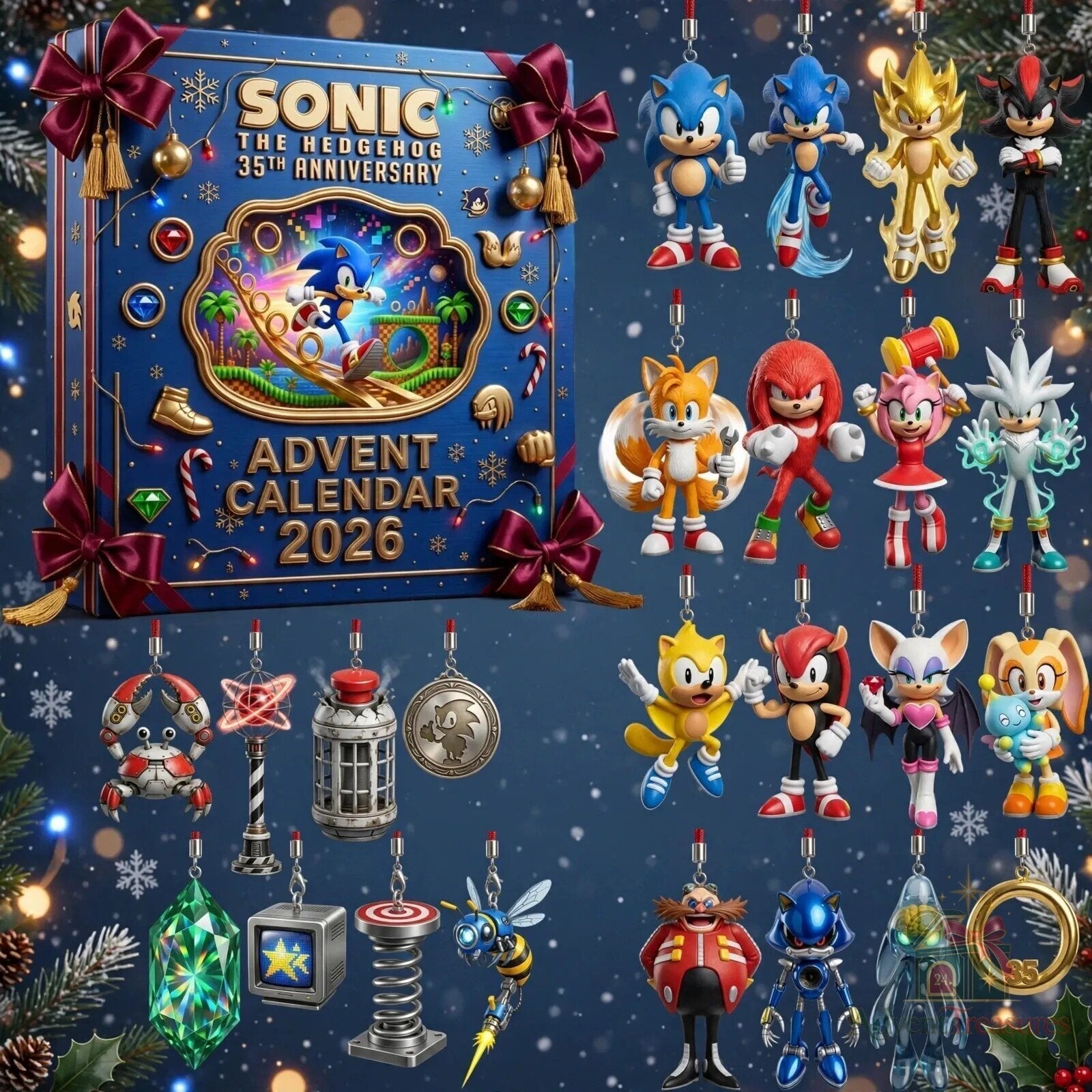 Sonic the Hedgehog 35-årsjubileum – adventskalender 2026 – bild 3