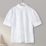 Flora | Elegant blus med blommönster