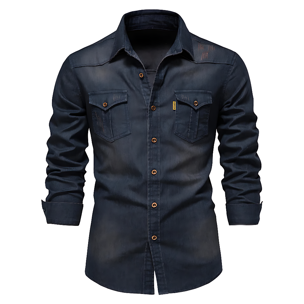 Denimskjorta för herr
