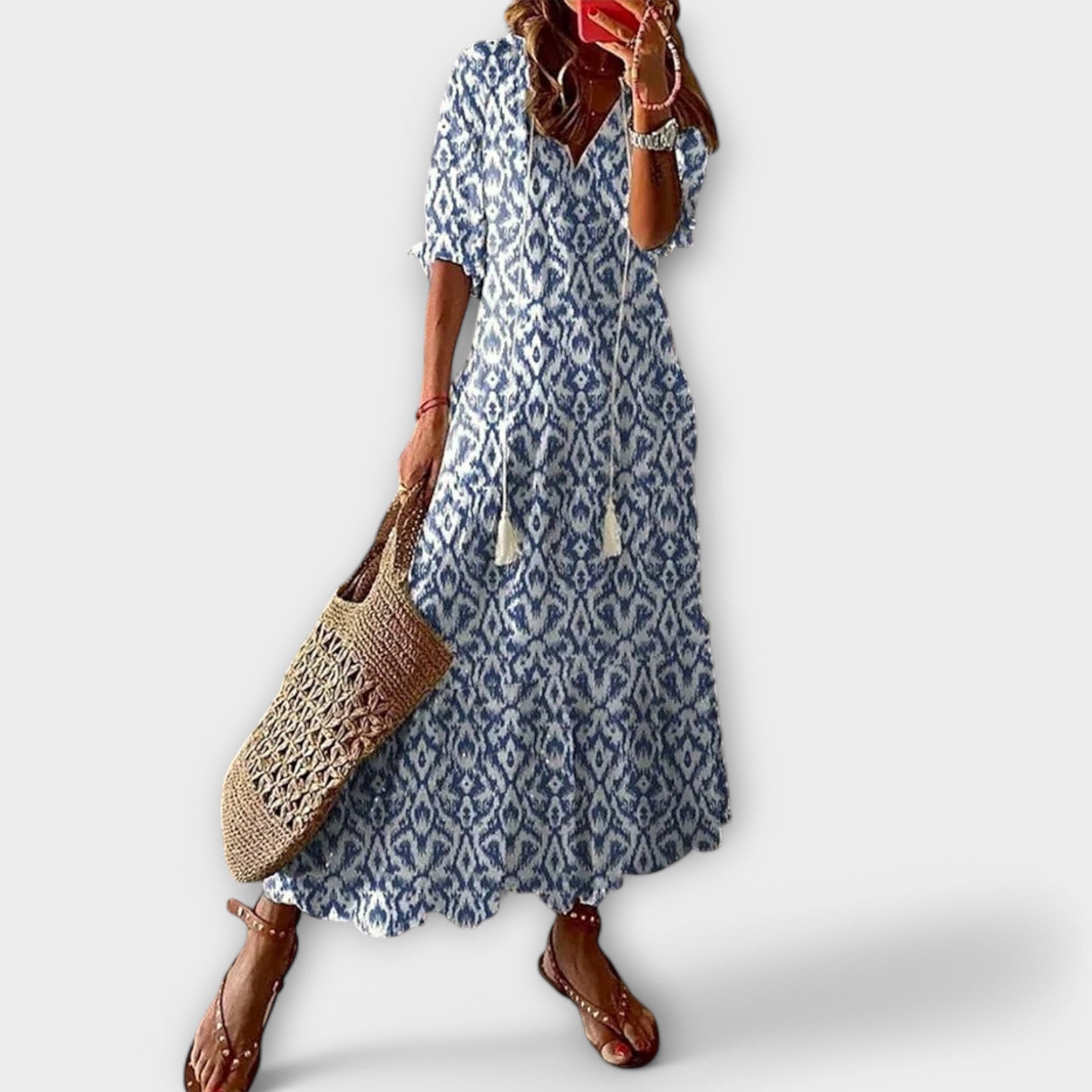 Produktbild – Savannah – Elegant Maxiklänning
