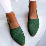 Produktbild – Lyn – Hantverksgjorda Platta Sandaler