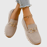 Michèle | Stickade loafers med platåsula