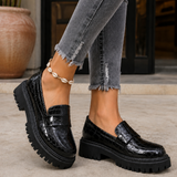 Florence | Lackloafers med grov sula