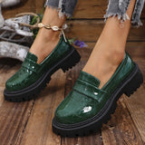 Florence | Lackloafers med grov sula