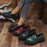 Florence | Lackloafers med grov sula