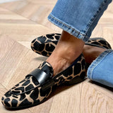 Nicole | Leopardmönstrade loafers