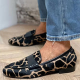 Nicole | Leopardmönstrade loafers