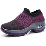 Produktbild – Olivia – Kvinnors Ortopediska Slip-On Sneakers med Luftkudde
