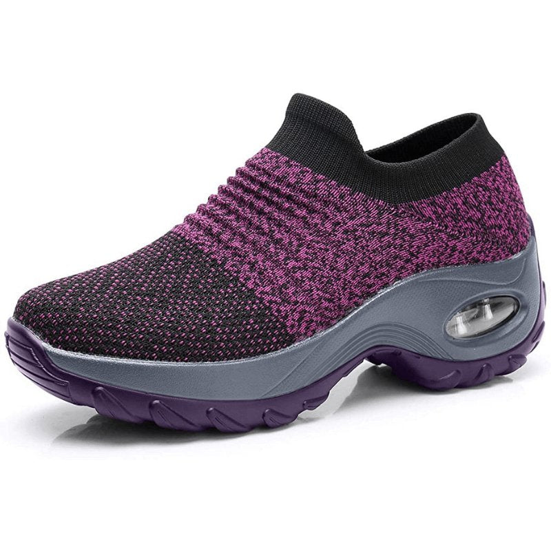 Produktbild – Olivia – Kvinnors Ortopediska Slip-On Sneakers med Luftkudde
