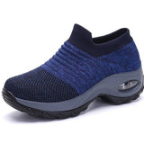 Produktbild – Olivia – Kvinnors Ortopediska Slip-On Sneakers med Luftkudde