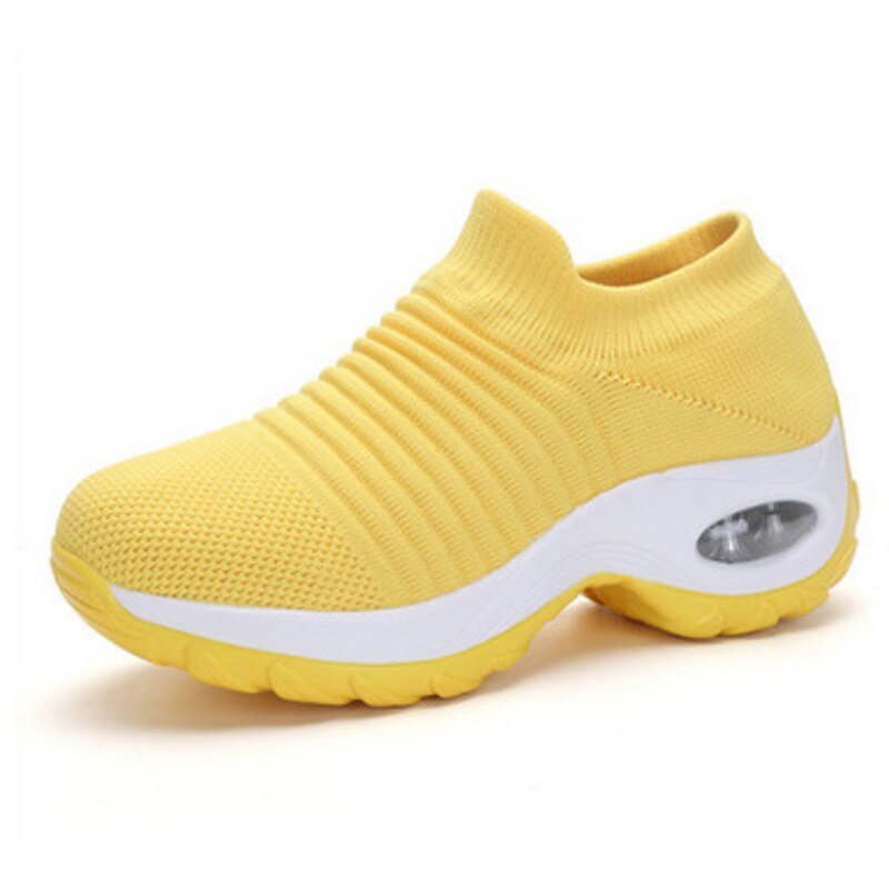 Produktbild – Olivia – Kvinnors Ortopediska Slip-On Sneakers med Luftkudde