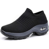 Produktbild – Olivia – Kvinnors Ortopediska Slip-On Sneakers med Luftkudde