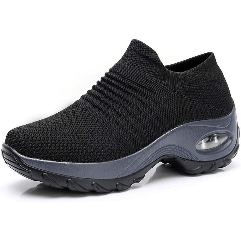 Produktbild – Olivia – Kvinnors Ortopediska Slip-On Sneakers med Luftkudde