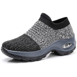 Produktbild – Olivia – Kvinnors Ortopediska Slip-On Sneakers med Luftkudde