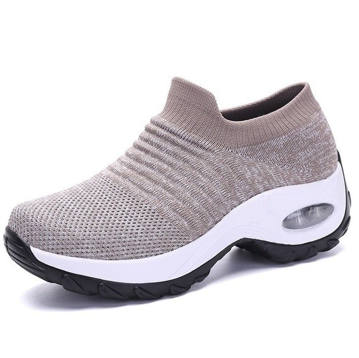 Produktbild – Olivia – Kvinnors Ortopediska Slip-On Sneakers med Luftkudde