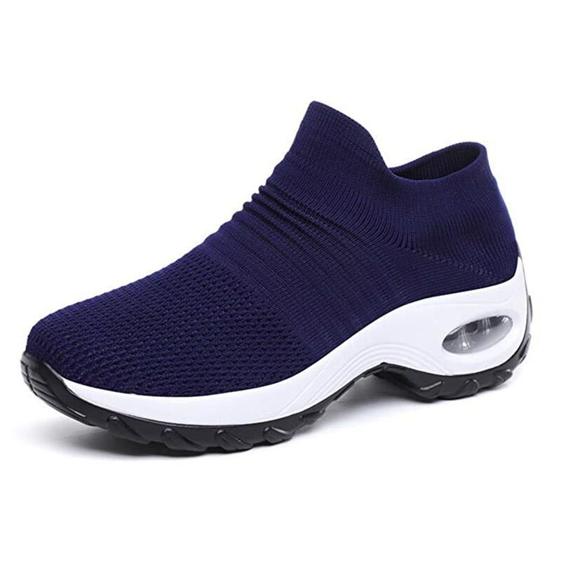 Produktbild – Olivia – Kvinnors Ortopediska Slip-On Sneakers med Luftkudde