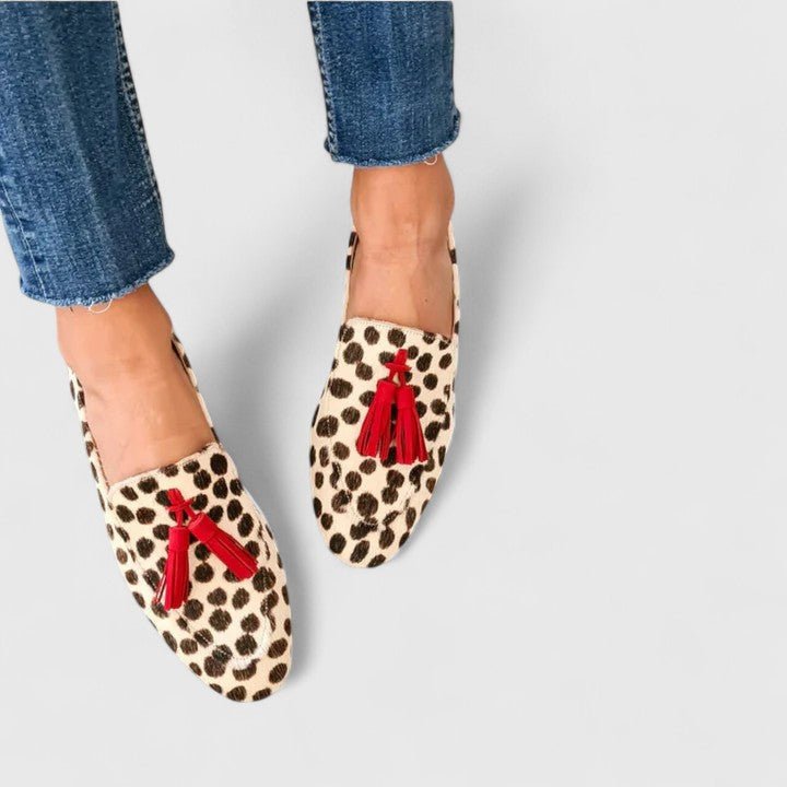 Produktbild – Amelia – Kvinnoortopediska Slip-On Tassel Loafers