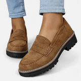 Aveline | Penny loafers med grov sula