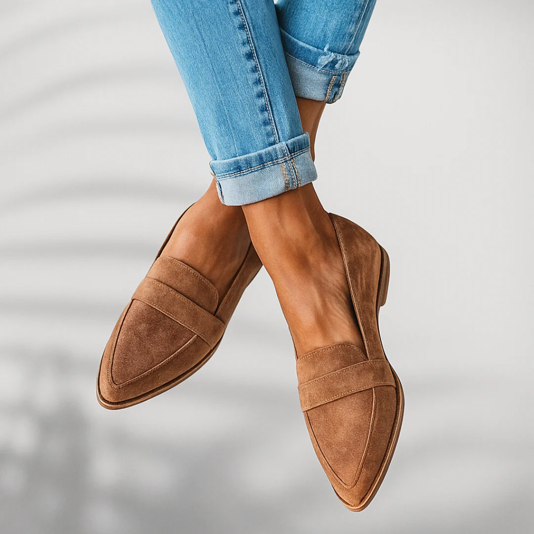 Christine | Mjuka spetsiga loafers
