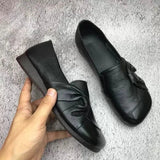 Isabelle | Mjuka läderloafers med rosett