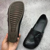 Isabelle | Mjuka läderloafers med rosett