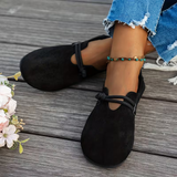 Véronique | Loafers i mocka med repknut