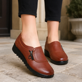 Nathalie | Loafers med dragkedja och mjuk sula