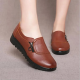 Nathalie | Loafers med dragkedja och mjuk sula