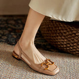 Martine | Slingback-loafers med blockklack