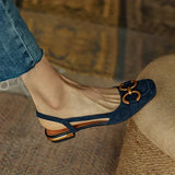 Martine | Slingback-loafers med blockklack