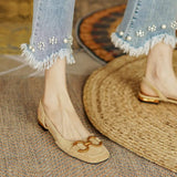 Martine | Slingback-loafers med blockklack